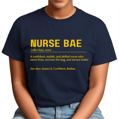 Nurse Bae Women's T-Shirt - Navy