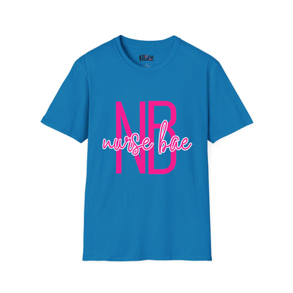 Nurse Bae Women's T-Shirt - Baby Blue, White