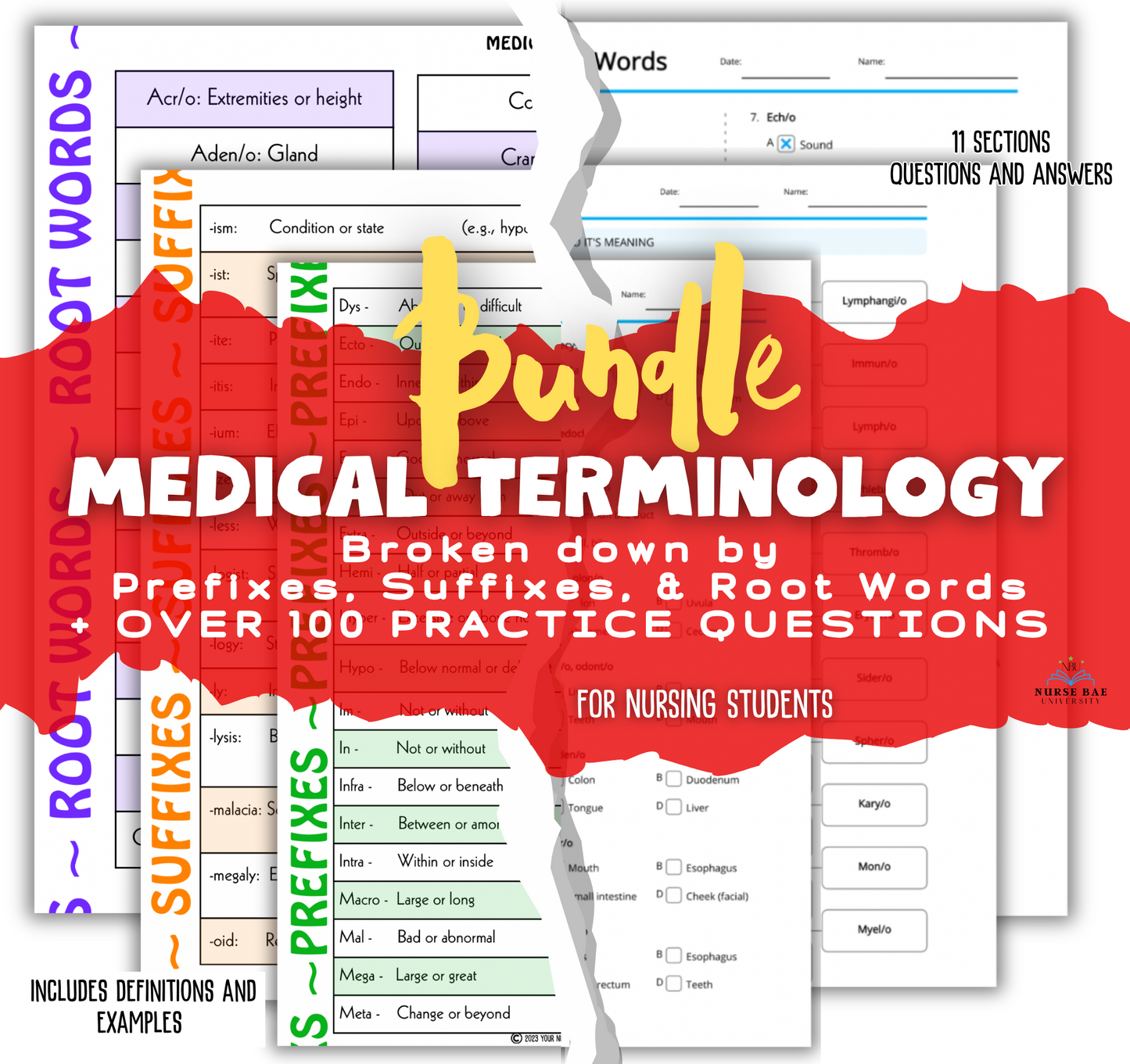 Medical Terminology - Nursing Study Guide