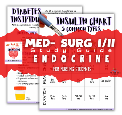 Endocrine Study Guide - Med Surg I/II - Nursing Study Guide