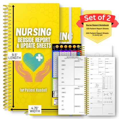 Nurse Report Sheets - SBAR Report Notebooks