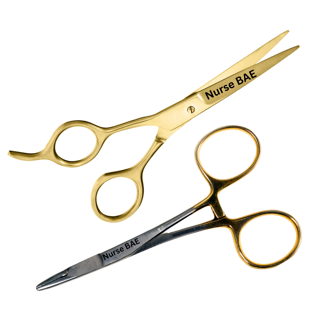 Nurse Bae Scissors and Hemostat Set