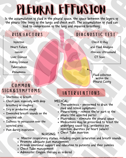 Respiratory Study Guide - Med Surg I/II - Nursing Study Guide