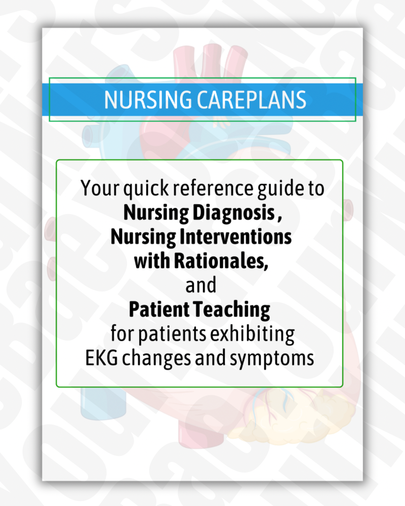 EKG Study Guide - BLS/ACLS Rhythms - Nursing Study Guide